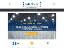 Tablet Screenshot of brdaelectric.com